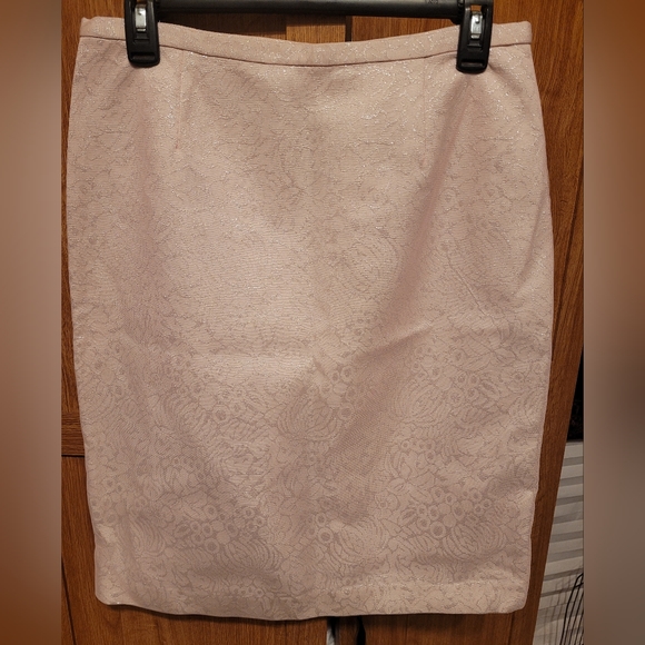 2 piece vintage blush pink shimmery outfit Barrie Pace size 10 - Picture 8 of 11